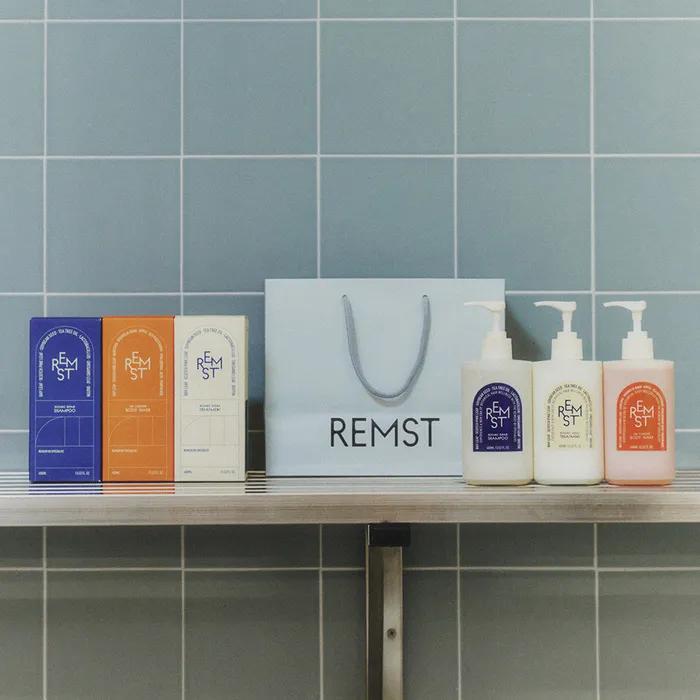 [Double Composition] Remst Shampoo & Treatment & Body Wash Set 400ml
