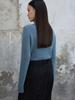 THE BOONDOCK SAINTS Mohair Turtleneck Sweater Dusty Blue