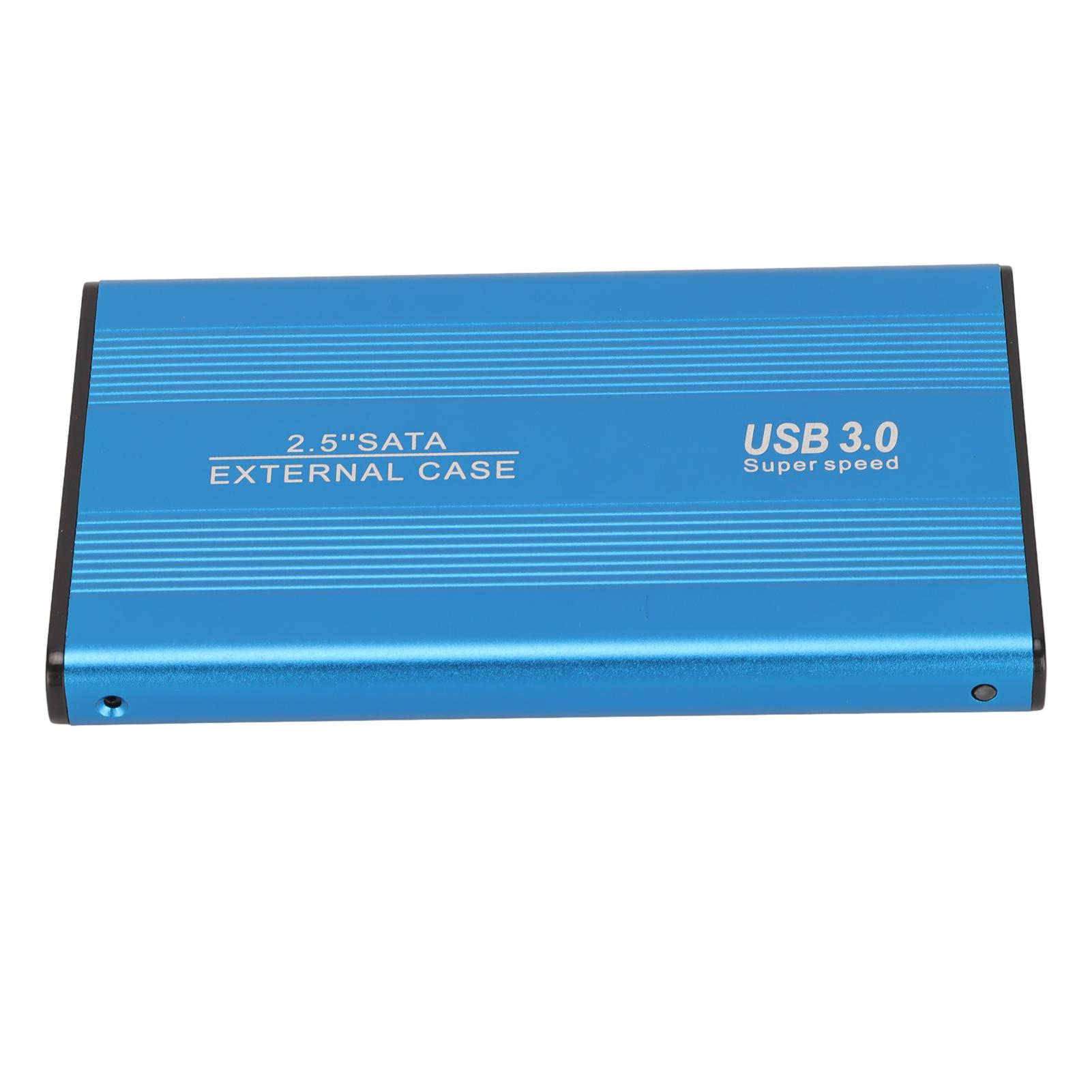 

USB3.0 HDD Enclosure 2.5in 5Gbps Ultra Thin Lightweight HDD Enclosure Adapter for Laptop Computers for WIN 7 for WIN 10