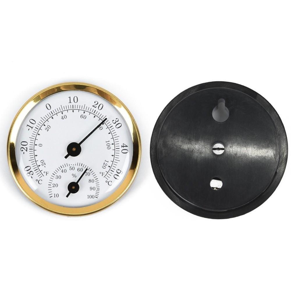 Round Pointer Type Mini Pointer Thermometer No Battery Required Analog Hygrometer  Indoor Room