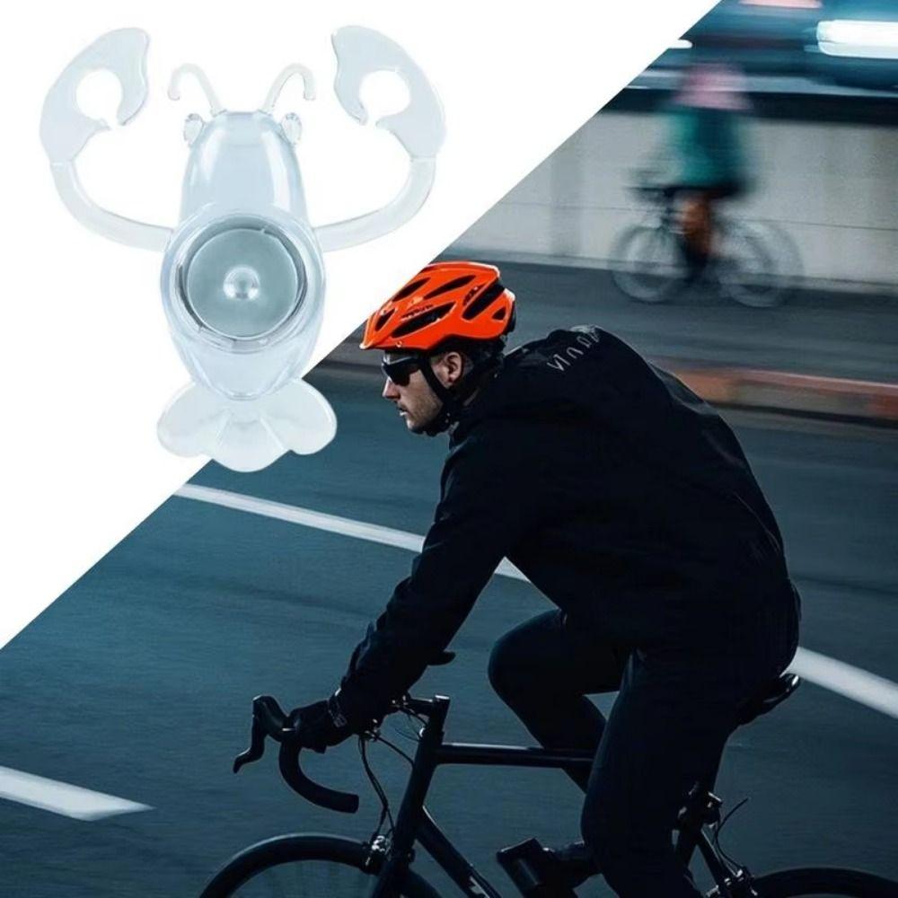 Waterproof LED Bike Rear Light Lobster/Crab Shape Bicycles Rear Lamp  Outdoor Enthusiasts