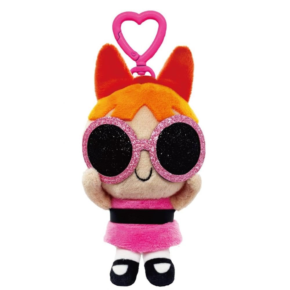 SK Japan Powerpuff Girls Plush Toy KR Blossom Sunglasses
