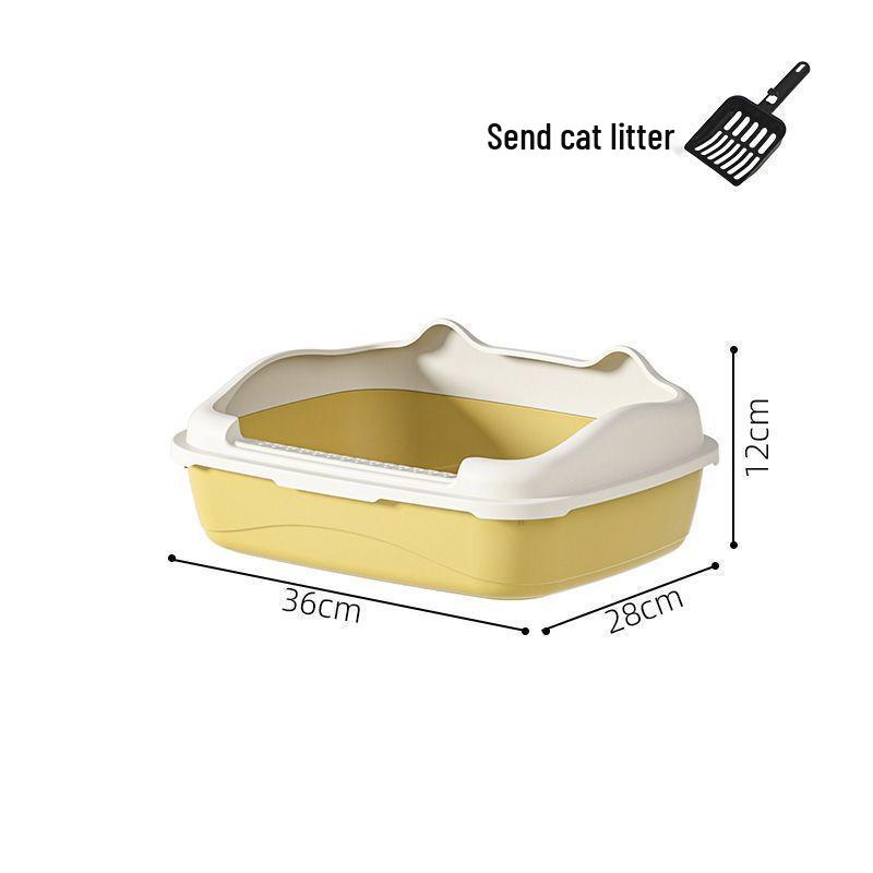 Halbgeschlossene geruchsdichte Katzen- und Hundetoilette