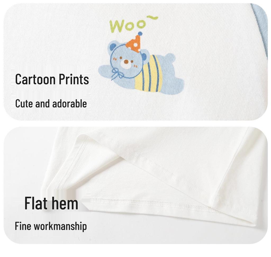 Kaka Panda Kids' Long-Sleeve T-Shirt: Spring/Autumn Essentials for Boys, Girls & Toddlers