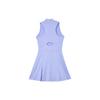 Nike Solid Color Logo Print Tennis Sports Quick-Dry Breathable Sleeveless Dress Women Dresses Blue DD8731-569