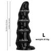Schwarzer PVC Dildo Simulierter Penis Analplug mit Saugnapf Fisting Sexspielzeug Strap-on Schwanz Großer Schwanz Realistischer Schwanz