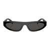 MIU MIU Logo Cat Eye Sunglasses Men Sunglasses Black MU07ZS1AB5S0