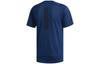 adidas T Shirts Men's Blue Crew Neck Moderate Straight Fit EB8047