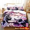 Top Anime Nyatasha Nyanners Bedding Set Printed Bed Set With Pillowcase Bed Duvet Cover Soft Single Double Queen Super King Size