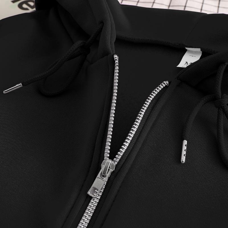 2024 Y2K Styl Vyšívaná Mikina na Zip - Unisex Evropský & Americký Top Bundy