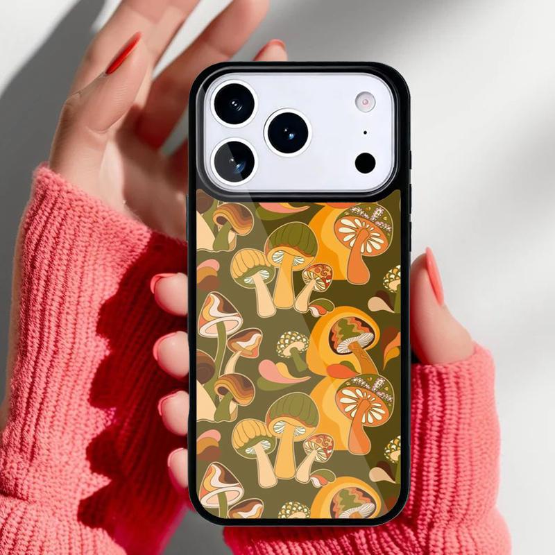 Magic Trippy Mushroom Psychedelic Phone Case for iPhone 17 16 15 14 13 Pro Max Back Cover for 12 11 Pro Coque