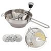 Stainless Steel Bowl Food Mill Ergonomic Handle 3 Interchangeable Disks Potato Ricer Multifunctional Easy Clean Manual Food Mill