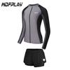 Womens UV Protection Rash Guard Set Quick Dry Swimsuit Snorkeling Surfing Jellyfish Defense