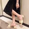 Summer Fashion New Solid Color Thick Heels Comfortable and Sexy Large Size Casual Banquet Sandals Women's High Heels