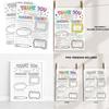 Pack of 2 Teacher Appreciation Coloring Posters With Customizable Sections For Classroom Activities Students Craft Gift Ideas