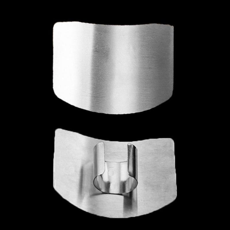 Stainless Finger Protector Hand Protector Cutting Vegetables Finger Guard Household Finger Protector Cutting Vegetables