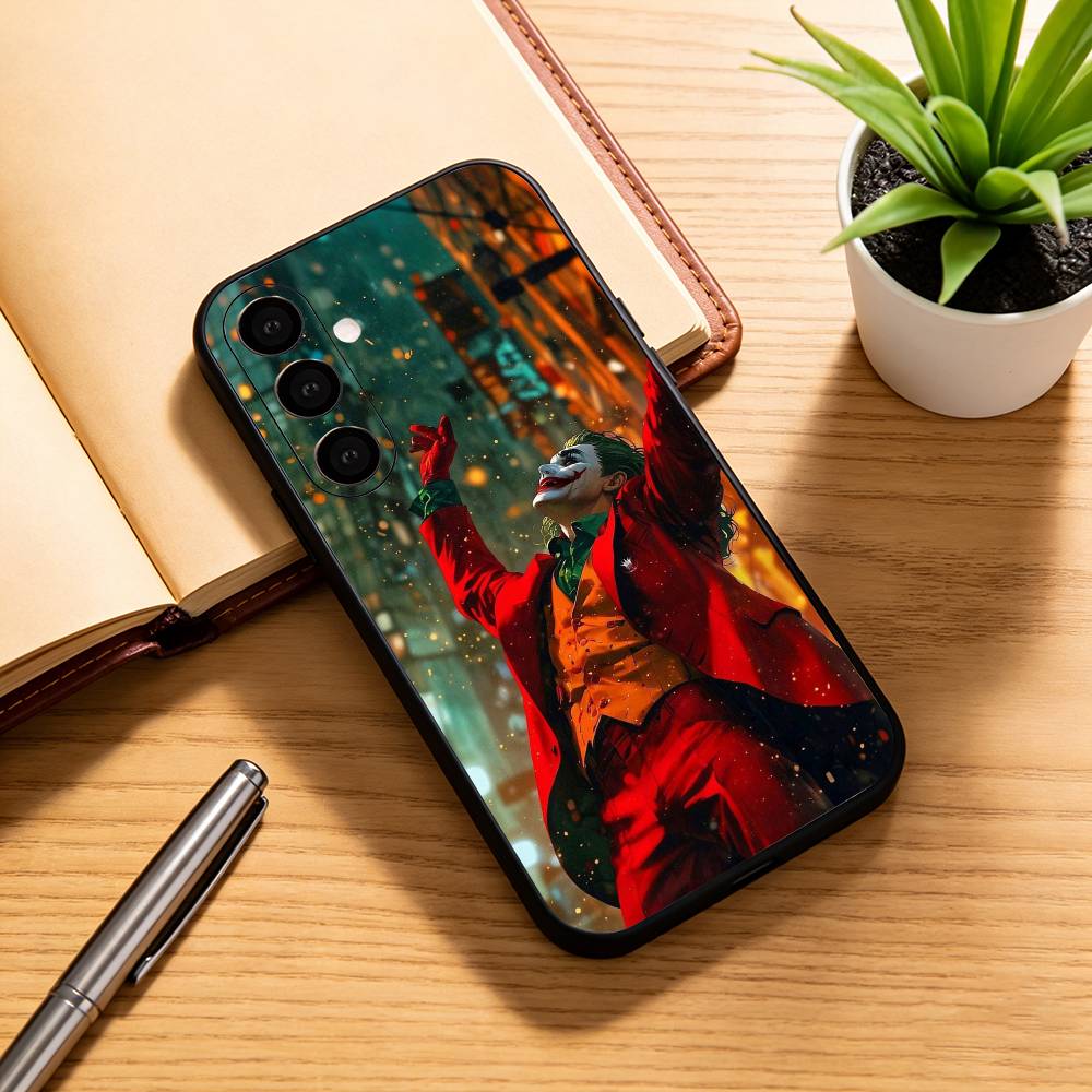 Film Joker Clown Telefoonhoesje Voor Samsung Galaxy A73,A72,A71,A70,A53,A52,A51,Anderen Zwart Zacht Hoesje