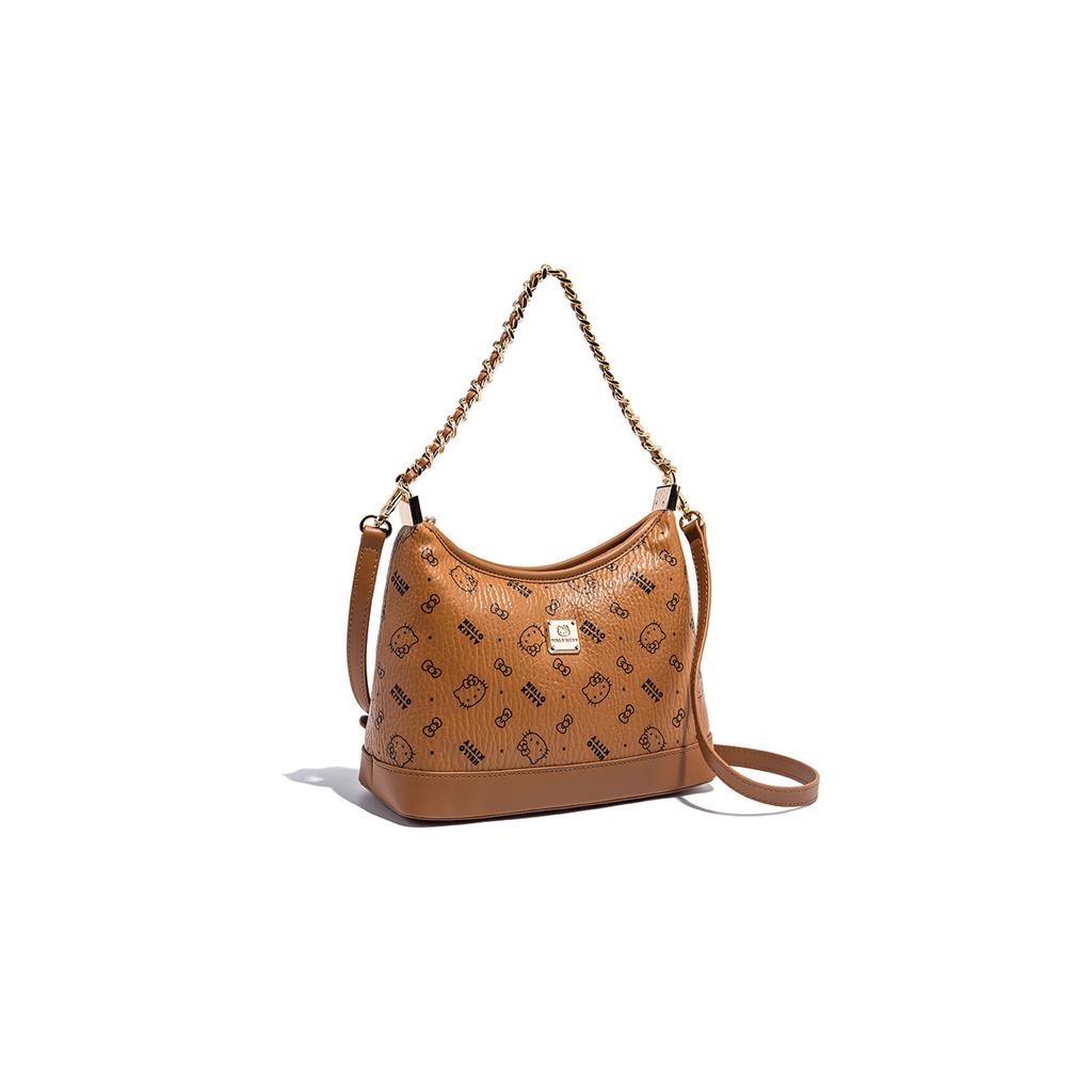 New Sanrio Hello Kitty PU Portable Crossbody Bag, Shoulder Bag Women's Pink/Brown/Milk Tea SHHF41588