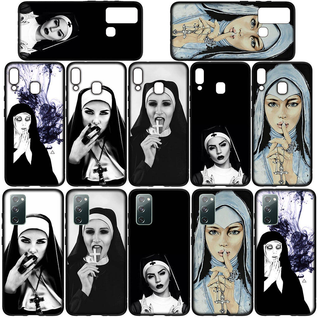 Pro Samsung Galaxy S24 S23 iPhone 16 15 14 Xiaomi Redmi Note 13 12 11 10 8 Plus 9 Pro Max X XR A16 A06 14C A15 Pouzdro na telefon Sestra Jeptiška OPPO Huawei Kryt