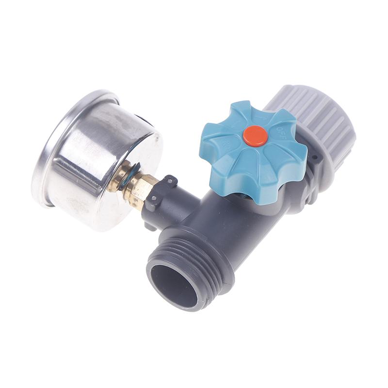 Druckregler G3/4'' Einstellbares Wasserdruckregelventil mit Manometer Gewächshausgarten-Bewässerungsregler