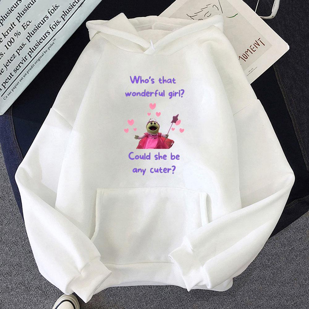 Cute Nanalan Hoodies Who's That Wonderful Girl Sweatshirts Could She Be Any Cuter Tops Men Cartoon Anime Clothes