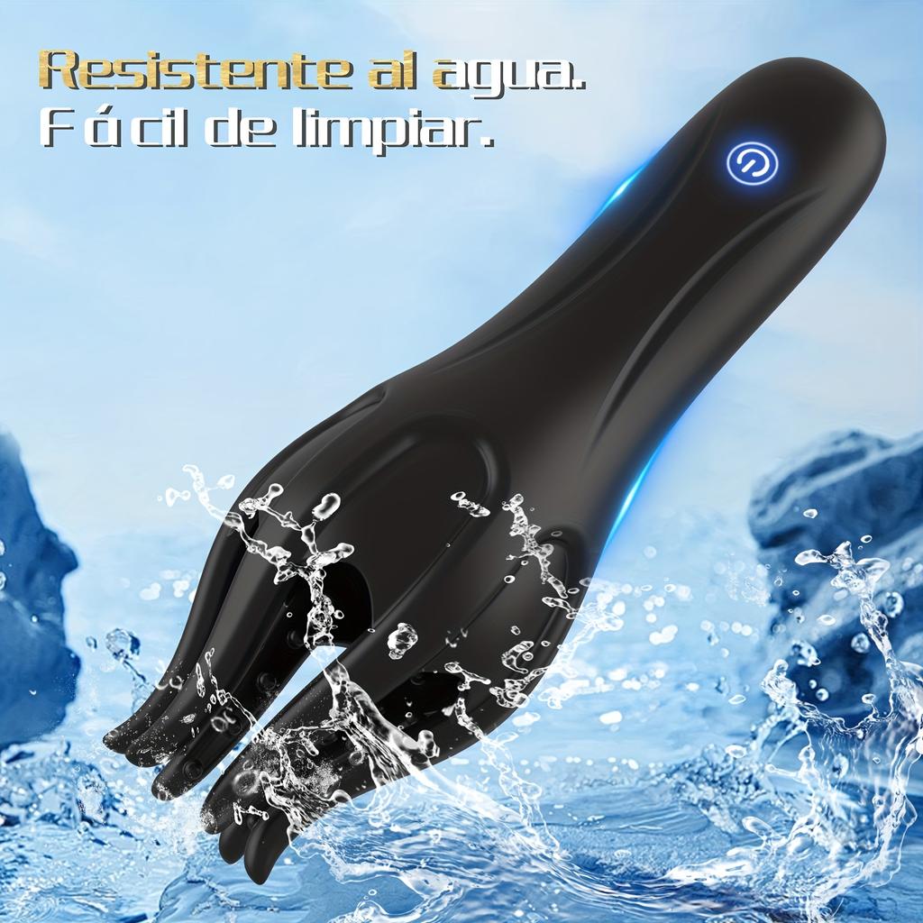 Masturbador Masculino Vibratório Estimulador de Glande Massajador Elétrico de Língua Recarregável Brinquedo Adulto para Homens