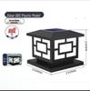 Solar Outdoor Post Cap and Guardrail Light for Courtyard and Construction Sites