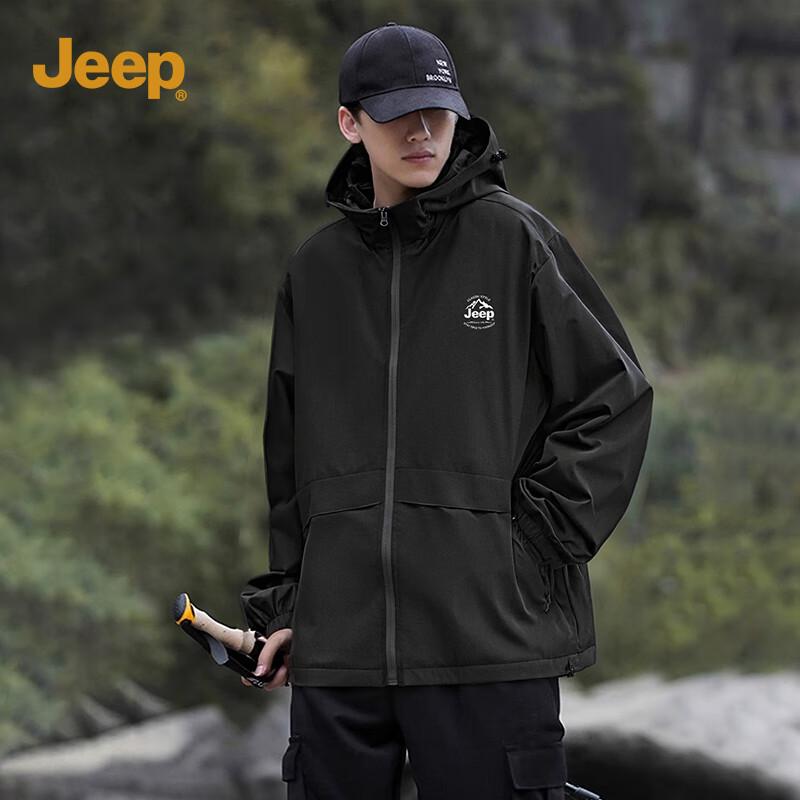 

JEEP Men s Outdoor Waterproof Hiking Jacket XL