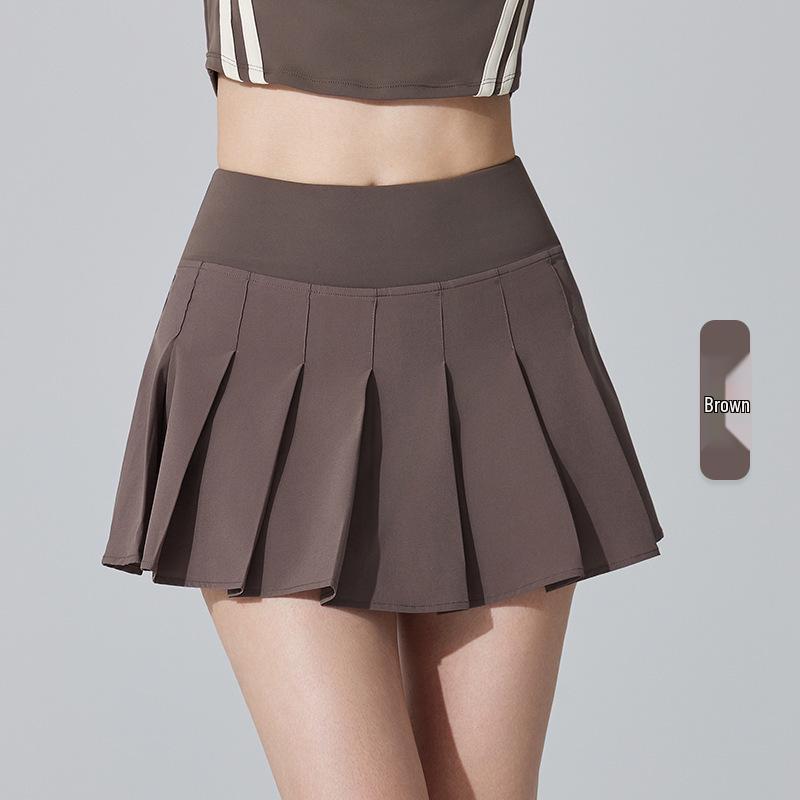 Anti-Bacterial Pleated Skirt for Running, Yoga, Tennis, Badminton & Golf Fitness Extra Large
