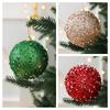 Reflective Foam Christmas Tree Decoration Pearls and Sequins Ball Feature Durable Portable Design Christmas Home Decoration