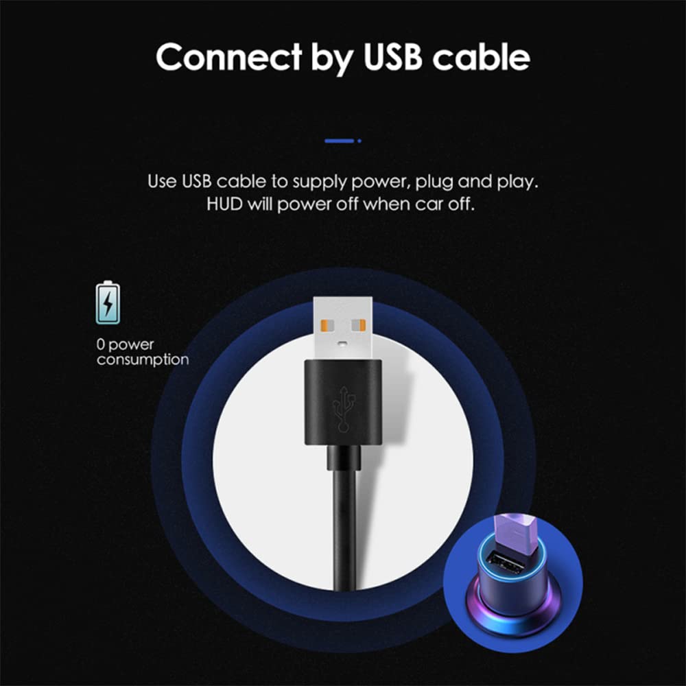 

Fatigue Driving Alert Universal for All Cars Truck Bicycle Vehicle with Km/h MPH Speed Odometer time 3D HUD Head Up Display GPS Speedometer Car GPS