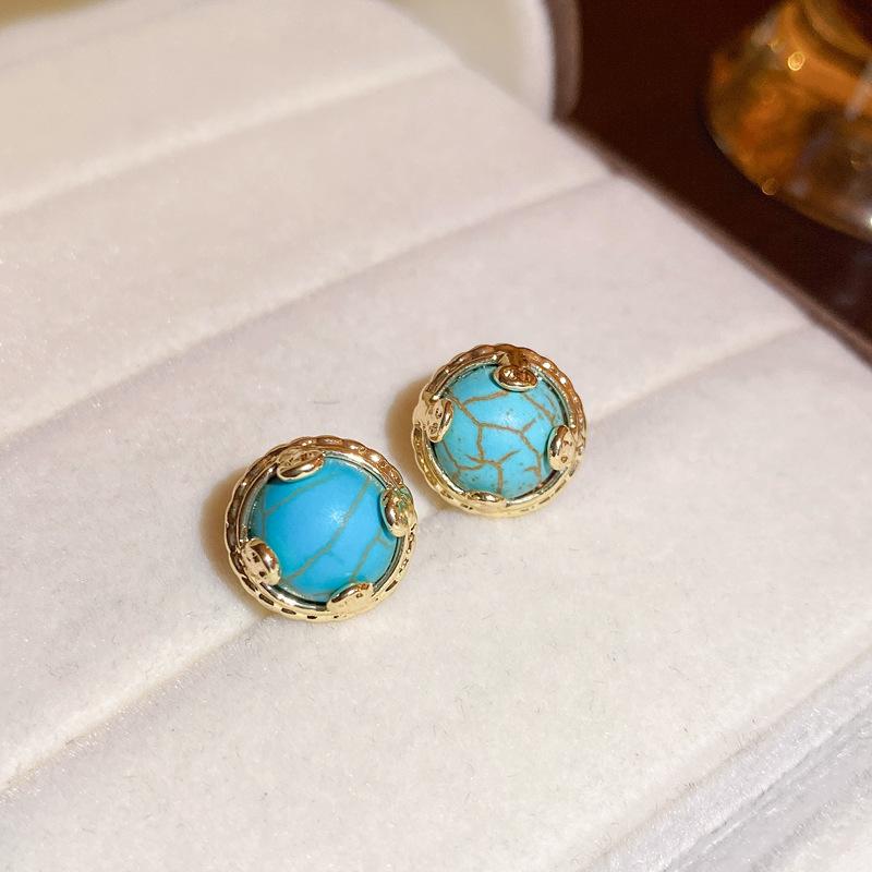 French Pearl Flower Earrings Personalized Fashion Stud Earrings Temperament Earrings Women