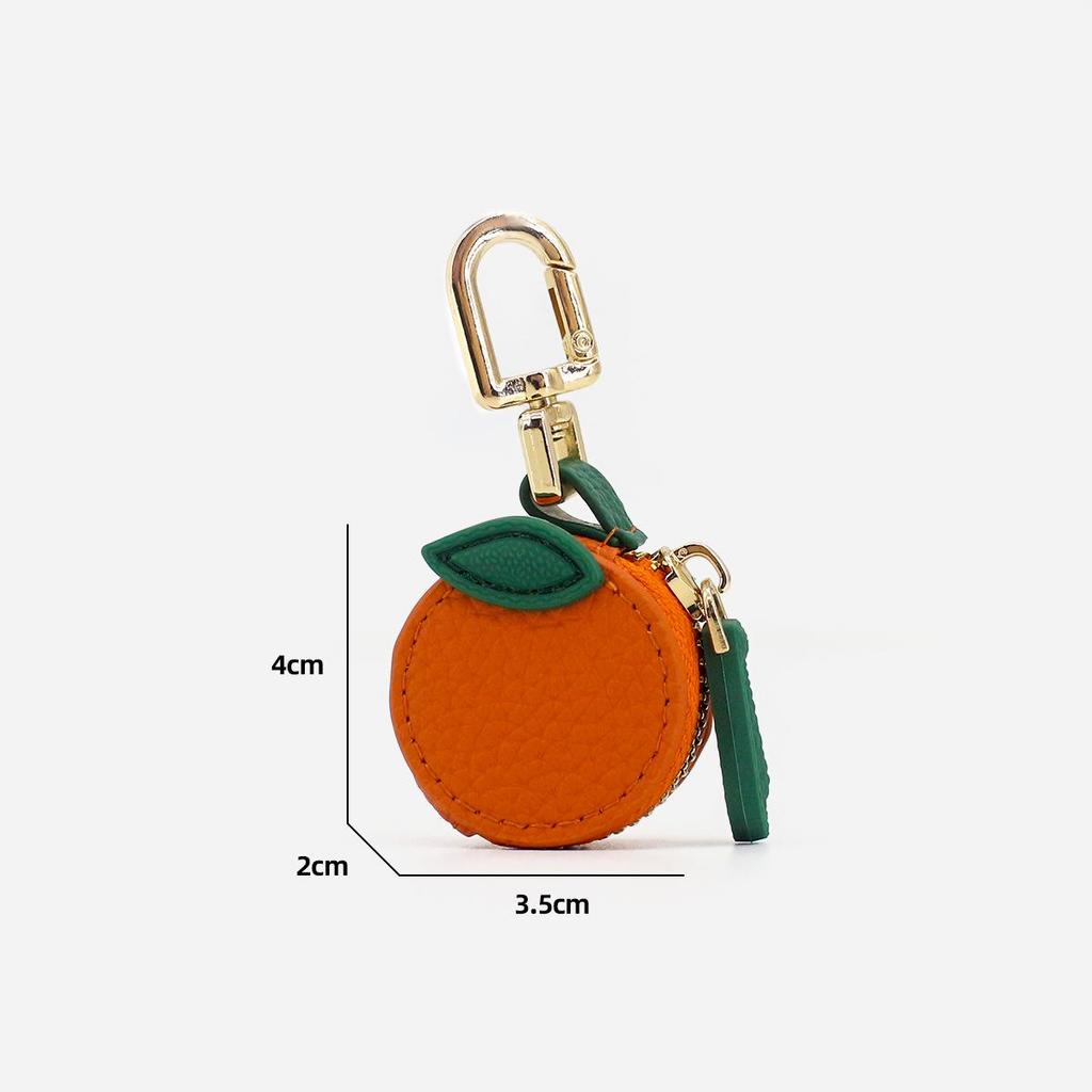 Strawberry Fruit Coin Purse Keychain: Mini Gift Pouch Pendant