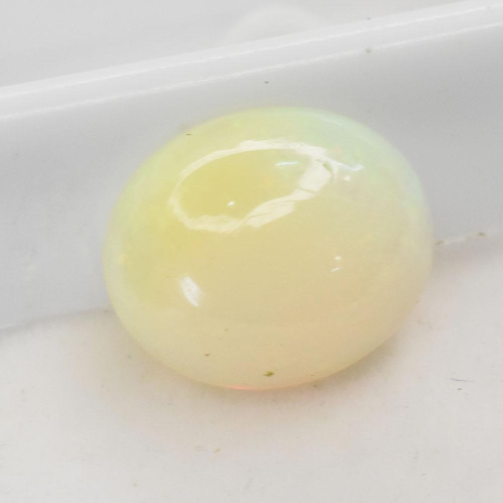 3.1 Ct Lab-Created Cabochon Multi Color Opal Jewelry Making Gemstone