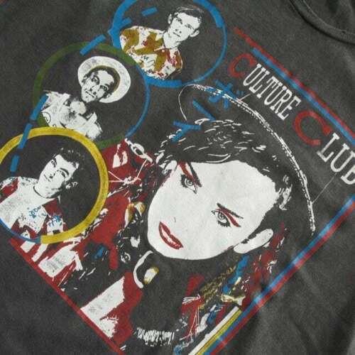 Винтажная футболка унисекс Culture Club Boy George Черная S