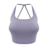 Nude Feel Sports Beautiful Vest Shockproof Fixing Cup Bra New Arrival Fitness Pilates Tops Yoga Clothes Fancy Women