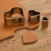 3pcs Tool Steel Cutting Punch Tool Heart Shaped Cutting Die Mold  DIY Leather Crafts