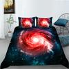 Cosmic Galaxy Series Quilt Cover Pillowcase Two Or Three-Piece Set Polyester 3D Digital Printing