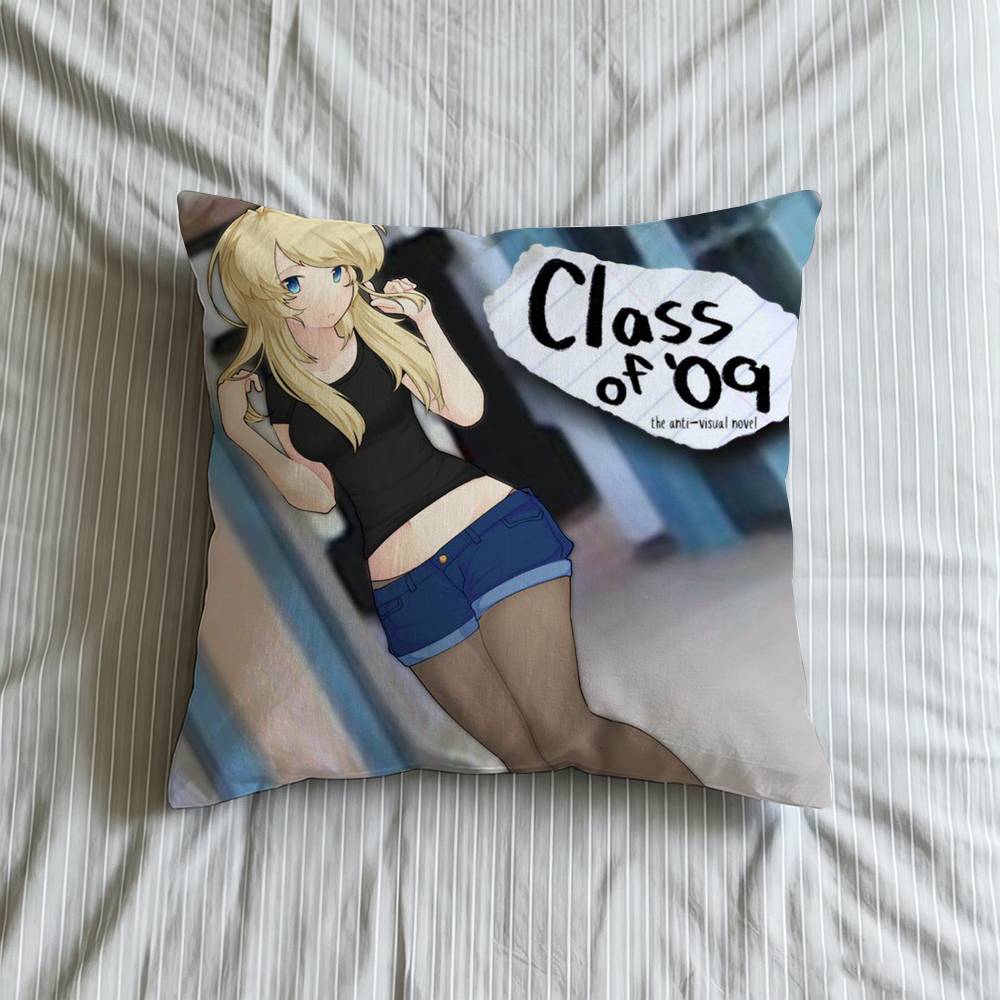 Game Cclass Of 09 Pillow Gift Home Office Decoration Bedroom Sofa Car Cushion Cover Case 45x45