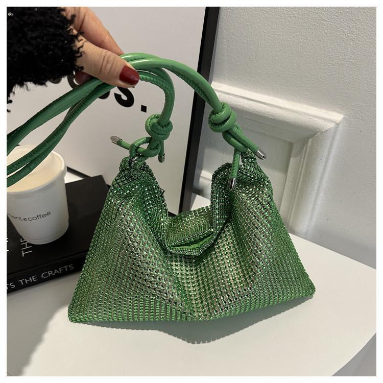 Fresh Fashionable Shiny Sweet Handbag For Women 2024 Spring New Tote Shoulder Bag