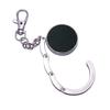 Simple Round Metal Folding Bag Hook Holder Portable Handbag Hooks Keychain Table Side Hangers Multipurpose Non-Slip Hook