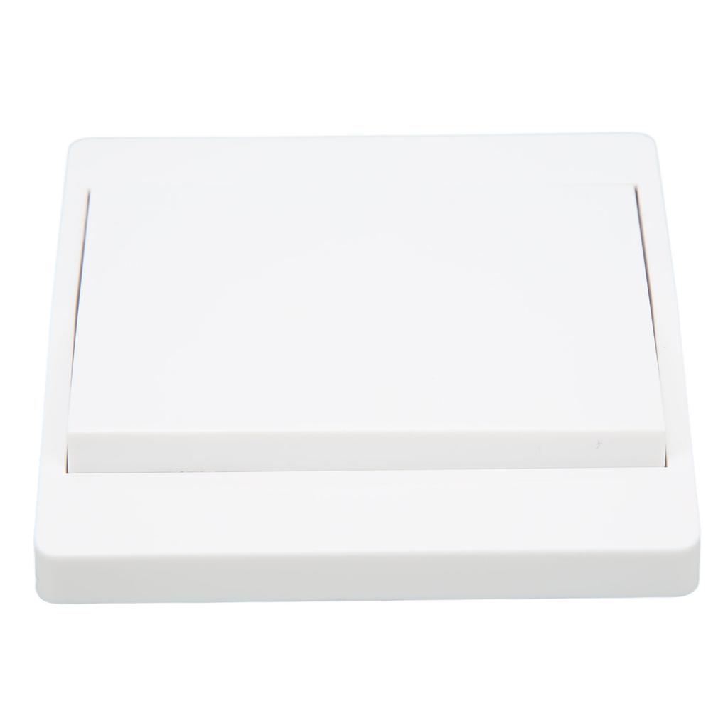 Wireless Light Switch 86 433MHz Self Powered Remote Control Battery Free Wall Switch White