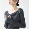 Tops for Women Long Sleeve Shirts Winter Oversize Fleece Thickened Casual Shirt Loose Blouse Pullover Tops