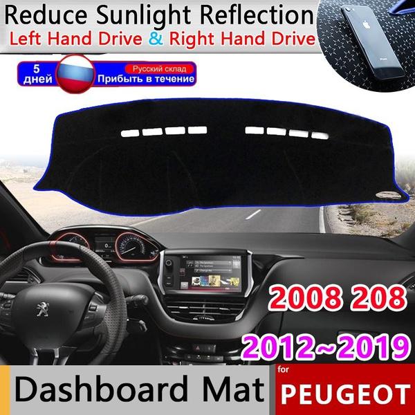 

Для Peugeot 208 2012 ~ 2019 противоскользящий коврик для приборной панели, солнцезащитный козырек для приборной панели, защитные аксессуары для ковров Active Allure GTI 2015