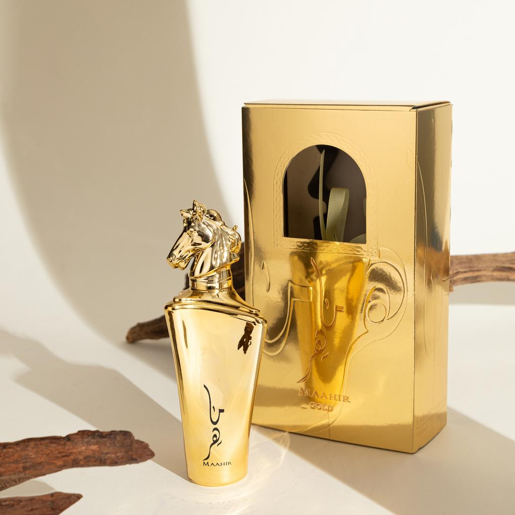 New horse head perfume golden neutral fragrance perfume spray strong fragrance unisex