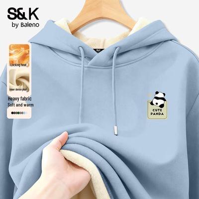 Baleno S&K Men's JPB Lying Panda Fleece Lined Hooded Sweatshirt