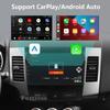 9"Android 14 Autoradio Carplay for Mitsubishi Outlander 2/Peugeot 4007/Citroen C-rosser Multimedia Video Player 4G GPS Stereo FM