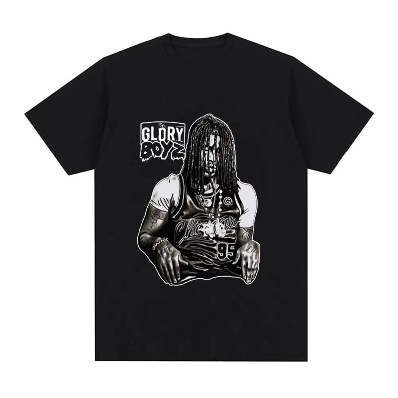 Rapper Chief Keef for President T Shirt Unisex Fashion Casual Short Sleeve Tshirt Aesthetic Vintage Oversized Tshirts Streetwear