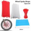 72 Pcs For Motocross Dirt Bike Spokecoats Enduro Wheel RIM SPOKE SKINS COVERS WRAPS COATSXR CRFCR KT