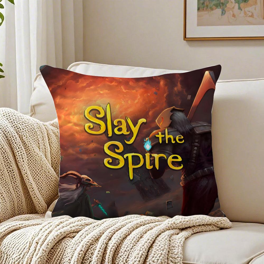 Slay the SSpire 2 Cushion Cover Pillowcase Antidustmite Living Room Sofa Decor Cushion Room